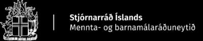 Mennta- og barnamálaráðuneytið logo